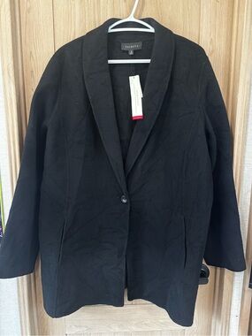 NWT Talbots Plus Size Wool Blazer Size 16 Workwear Office‎ Minimalist Capsule